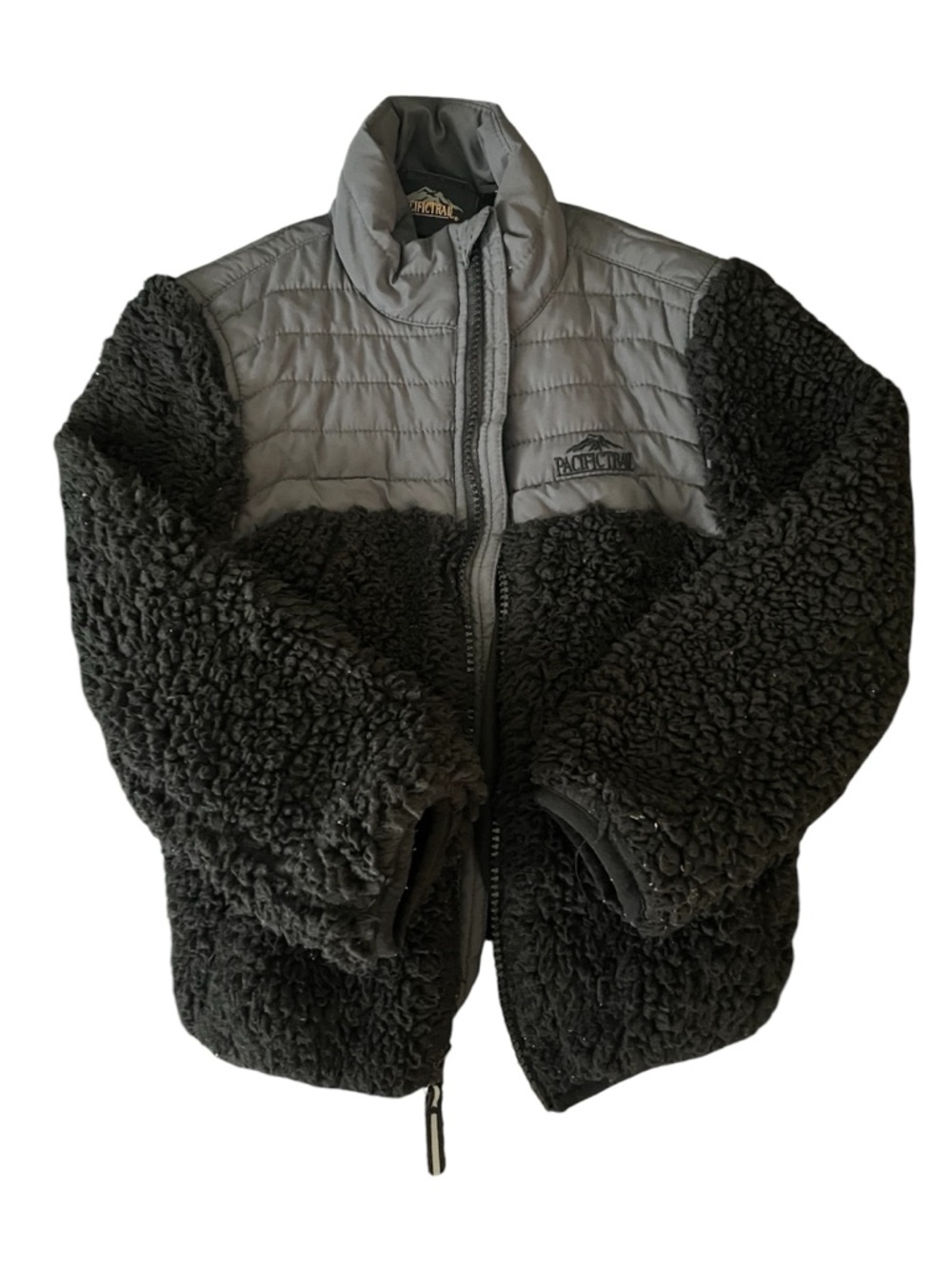 Pacific Trail Black Quilted & Sherpa Puffer Jacket